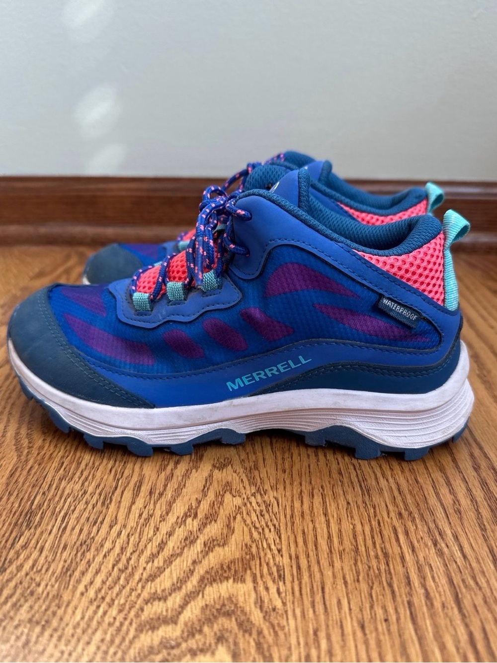 Merrell Moab Speed Waterproof Sneakers Girls 3 Colorful